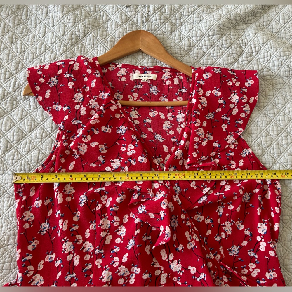 Max Studio ruffled wrap dress - Picture 7 of 7